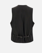 CORNELIANI Completo tre pezzi in  lana BLACK Uomo 