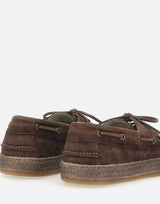 CORVARI Mocassini "1933 Velour" BROWN Uomo 