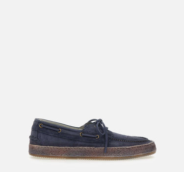 CORVARI Mocassini  "1933 Velour" BLUE Uomo 