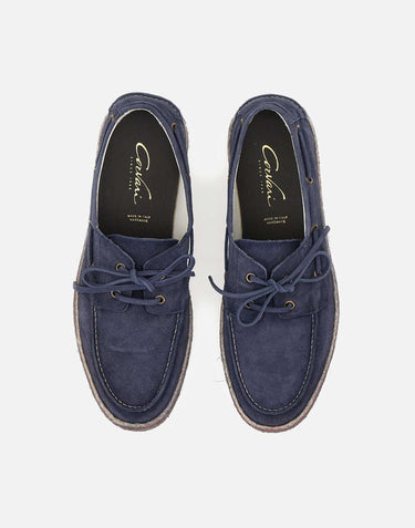 CORVARI Mocassini  "1933 Velour" BLUE Uomo 