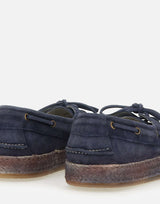 CORVARI Mocassini  "1933 Velour" BLUE Uomo 
