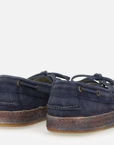 CORVARI Mocassini  "1933 Velour" BLUE Uomo 