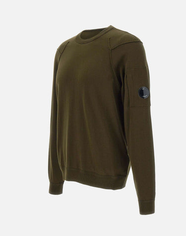 "Sea Island Crewneck Lens Knit" 18CMKN026A 004037A683 C.P. COMPANY 