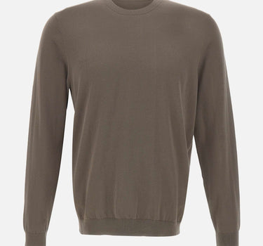DIKTAT Maglia in cotone BROWN Uomo 