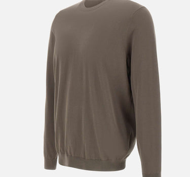 DIKTAT Maglia in cotone BROWN Uomo 
