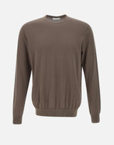 DIKTAT Maglia in cotone BROWN Uomo 