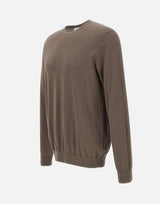 DIKTAT Maglia in cotone BROWN Uomo 