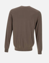 DIKTAT Maglia in cotone BROWN Uomo 