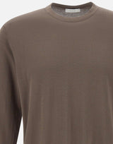 DIKTAT Maglia in cotone BROWN Uomo 