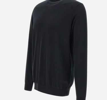 DIKTAT Maglia in cotone BLACK Uomo 