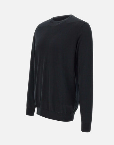 DIKTAT Maglia in cotone BLACK Uomo 
