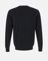 DIKTAT Maglia in cotone BLACK Uomo 