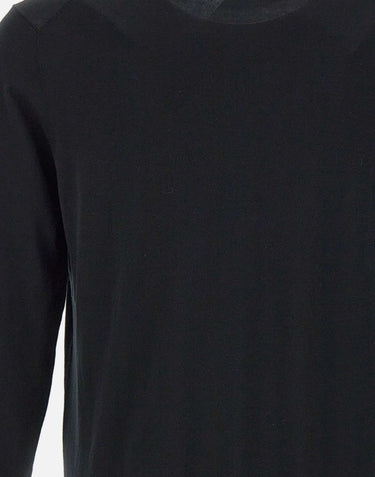 DIKTAT Maglia in cotone BLACK Uomo 