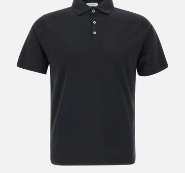 DIKTAT Polo in cotone Supima BLACK Uomo 