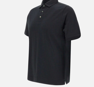 DIKTAT Polo in cotone Supima BLACK Uomo 