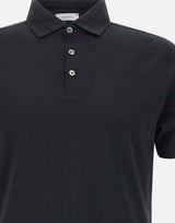 DIKTAT Polo in cotone Supima BLACK Uomo 