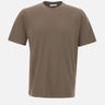 DIKTAT T-shirt in cotone e modal BROWN Uomo 