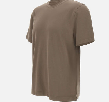 DIKTAT T-shirt in cotone e modal BROWN Uomo 