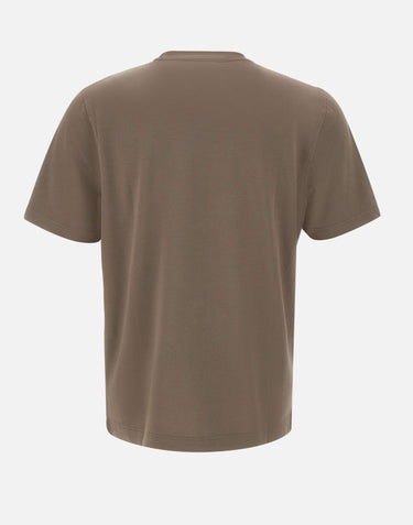 DIKTAT T-shirt in cotone e modal BROWN Uomo 