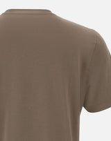 DIKTAT T-shirt in cotone e modal BROWN Uomo 