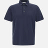 DIKTAT Polo in modal e cotone BLUE Uomo 