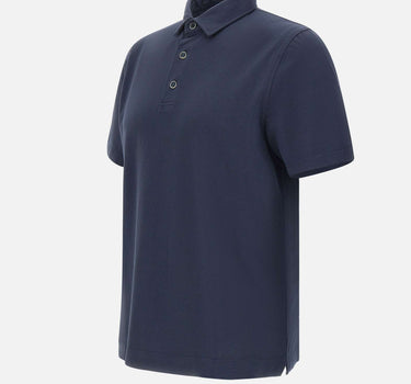 DIKTAT Polo in modal e cotone BLUE Uomo 