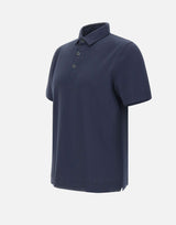DIKTAT Polo in modal e cotone BLUE Uomo 