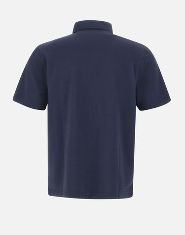 DIKTAT Polo in modal e cotone BLUE Uomo 