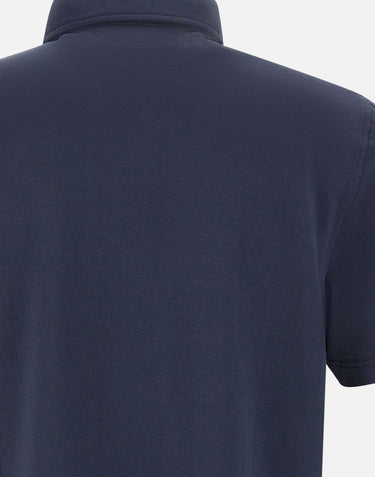 DIKTAT Polo in modal e cotone BLUE Uomo 