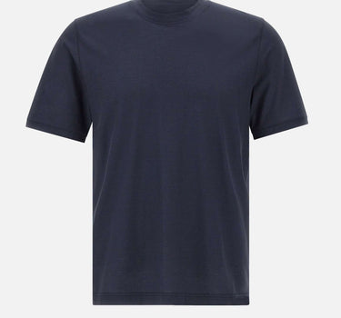 DIKTAT T-shirt in crepe di cotone BLUE Uomo 