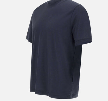DIKTAT T-shirt in crepe di cotone BLUE Uomo 