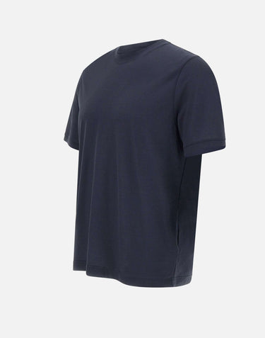 DIKTAT T-shirt in crepe di cotone BLUE Uomo 