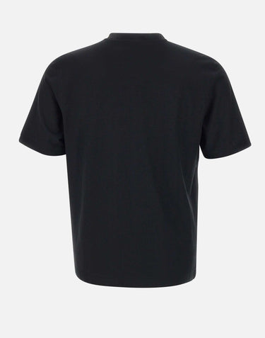 DIKTAT T-shirt in crepe di cotone BLACK Uomo 