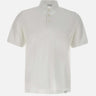 DIKTAT Polo in crepe di cotone WHITE Uomo 