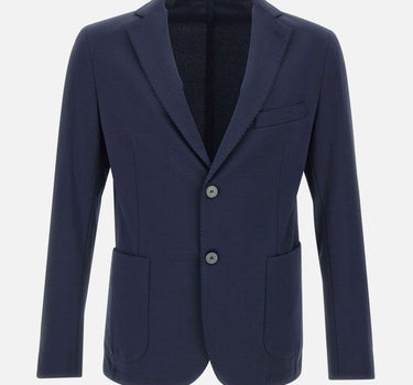 DIKTAT Blazer in cotone BLUE Uomo 