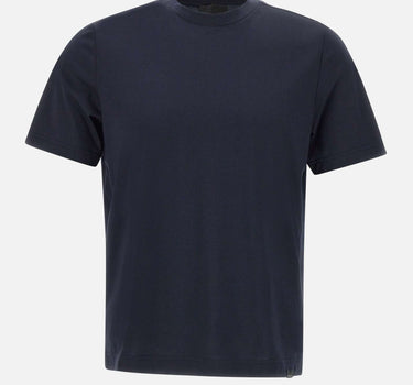 DIKTAT "Cotton nylon tech" t-shirt BLUE Uomo 
