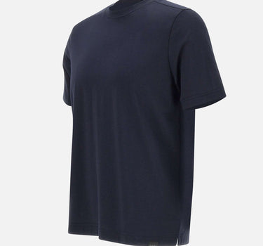 DIKTAT "Cotton nylon tech" t-shirt BLUE Uomo 