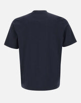 DIKTAT "Cotton nylon tech" t-shirt BLUE Uomo 