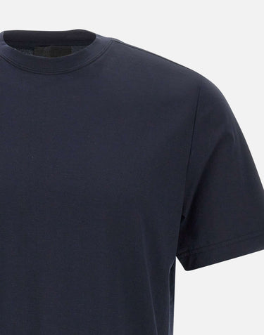 DIKTAT "Cotton nylon tech" t-shirt BLUE Uomo 