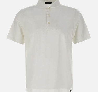 DIKTAT Polo in cotone WHITE Uomo 