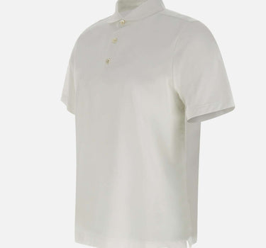DIKTAT Polo in cotone WHITE Uomo 