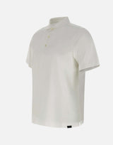 DIKTAT Polo in cotone WHITE Uomo 