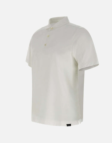 DIKTAT Polo in cotone WHITE Uomo 