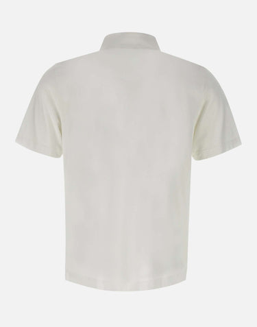 DIKTAT Polo in cotone WHITE Uomo 