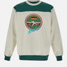 DROLE DE MONSIEUR "Le sweatshirt tennis" WHITE Uomo 