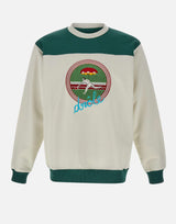 DROLE DE MONSIEUR "Le sweatshirt tennis" WHITE Uomo 