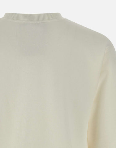 DROLE DE MONSIEUR Felpa "Golfeur" in cotone WHITE Uomo 
