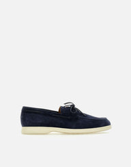 DUCA DEGLI ABRUZZI Mocassini "Bista Kaleido" BLUE Uomo 