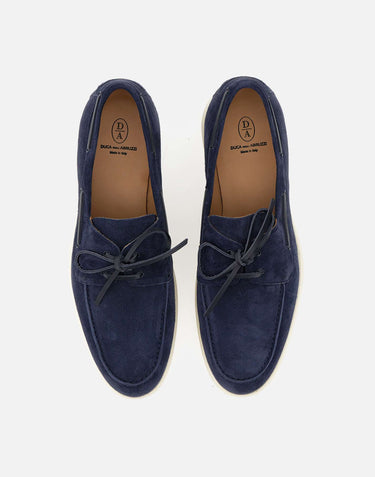DUCA DEGLI ABRUZZI Mocassini "Bista Kaleido" BLUE Uomo 