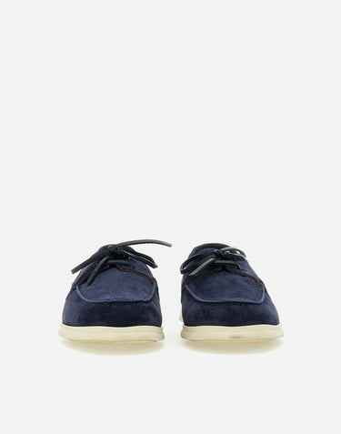 DUCA DEGLI ABRUZZI Mocassini "Bista Kaleido" BLUE Uomo 